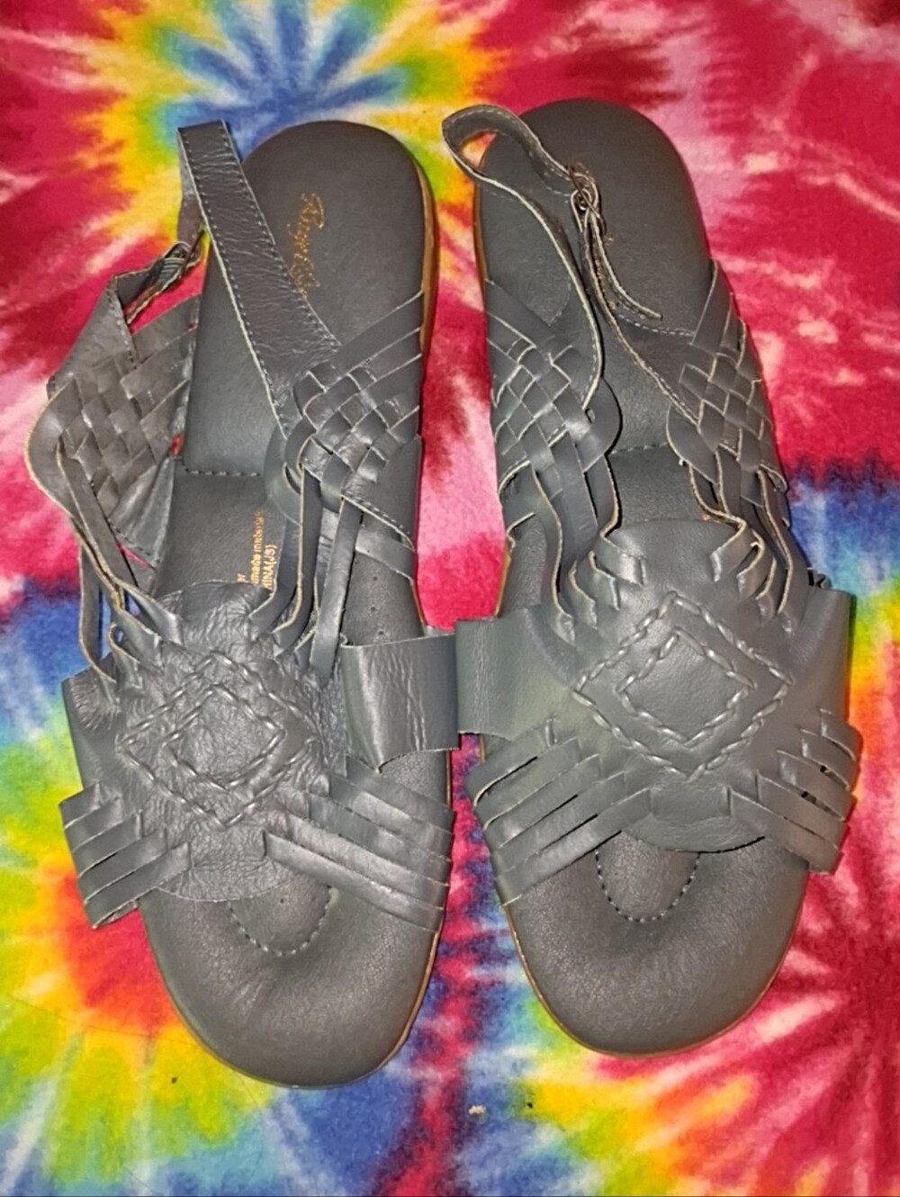 Women's Angel Step Leather Huarache Sandals Size 9